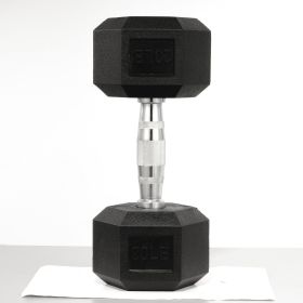 20 lbs Hex Dumbbells with Rubber Coated, Hand Weights for Exercises and Fitness