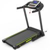 Folding Treadmill for Home, 3.5HP Quiet Motor & App Control, 3D Virtual Running, Shock Absorption, 400 lb Capacity, LCD Display, Bluetooth Speakers