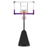 Portable Basketball Stand, 10 ft Height Adjustment Basketball Hoop & Goal, Basketballs Hoop Outdoor with 48 inch PC Backboard for Kids