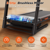 Folding Treadmill with Auto Incline, 3.5HP Treadmills for Home, 400 lb Capacity Treadmill, 0.5-8.5 MPH, 1°-15° Auto Incline, Dual Cushioning System