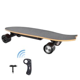Electric Skateboard with Remote, 13.7 Mph Top Speed & 7.5 Miles Max Range Skateboard Longboard, 3 Speeds Adjustment Skateboards