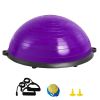 Half Exercise Ball Trainer, 23 inch Balance Ball Trainer, 660lbs Stability Ball, Yoga Ball with Resistance Bands & Foot Pump