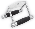 Heavy Duty Gym V Bar Grip Steel Pull Down Cable Attachment