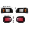 Golf Cart Light Kit, 12 Volt, LED Headlight and Tail Light Kit with Wiring Harness, Switch, Zip Ties, ABS Housing, High-Brightness
