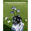 Golf Cart Bag, 15 Way Top Divider Organizer, Golf Club Bag with Full-length Divider, Storage Pockets, Ergonomic Shoulder Strap, Rain Hood