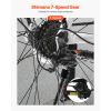 Hybrid Bike, Lightweight Aluminum Frame Bike, 700c Wheel Men and Women Hybrid Bicycle
