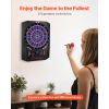 Electronic Dart Board, 13.5" Target Dartboard with 45 Games & 474 Variations for Up to 8 Players, 6 Dart Shafts with Flights & 50 Soft Tips