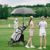 1PC 3 Wheels Folding Golf Push Cart with Storage Bag and Scoreboard