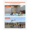 Portable Basketball Stand, 5.25 to 10 ft Height Adjustment Basketball Hoop & Goal