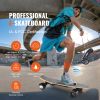Electric Skateboard with Remote, 13.7 Mph Top Speed & 7.5 Miles Max Range Skateboard Longboard, 3 Speeds Adjustment Skateboards