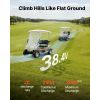 36V (38.4V) 150AH Lithium Golf Cart Battery, with 25A Charger, Lifepo4 Battery Kit, Built-in 250A BMS, with Bluetooth Mobile APP & Touch Monitor
