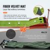 Golf Putting Mat, 2 Hole Indoor Golf Putting Green, Wrinkle-Free Golf Training Aid, Mini Golf Set with Auto-Ball Return, Alignment Guide, 3 Ball