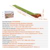Golf Putting Mat, 5 Hole Indoor Golf Putting Green, Wrinkle-Free Golf Training Aid, Mini Golf Set with Auto-Ball Return, Alignment Guide, 3 Ball