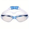 One-piece Earplugs Waterproof And Fog-proof; High-definition Myopia Adult Swimming Glasses; Swimming Goggles And Swimming Supplies.