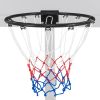 18 Inch Basketball Rim Goal Replacement with All Weather Net and Mounting Hardware