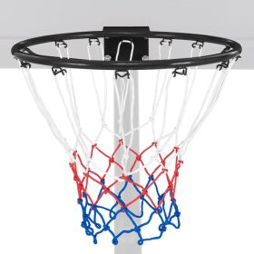 18 Inch Basketball Rim Goal Replacement with All Weather Net and Mounting Hardware (Select: 18 Inch (D.), Color: Black)