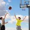 18 Inch Basketball Rim Goal Replacement with All Weather Net and Mounting Hardware